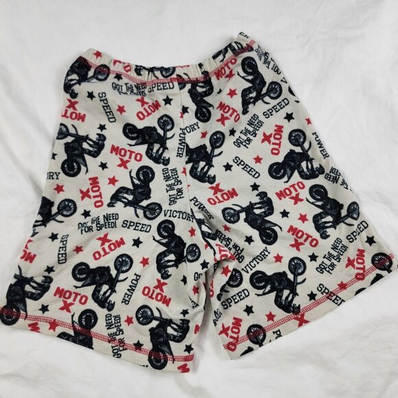 Komar Kids Size 7/8 Moto X Motocross Shorts Flame Resistant Pajamas Sleep Wear - Picture 2 of 8